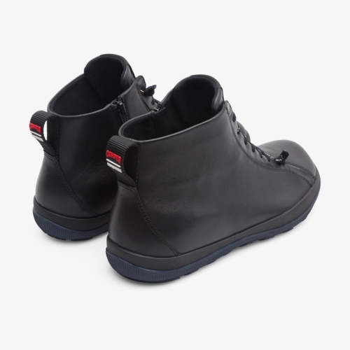 Camper Peu Pista Mens Ankle Boots US-36065 Black Black Friday Sale